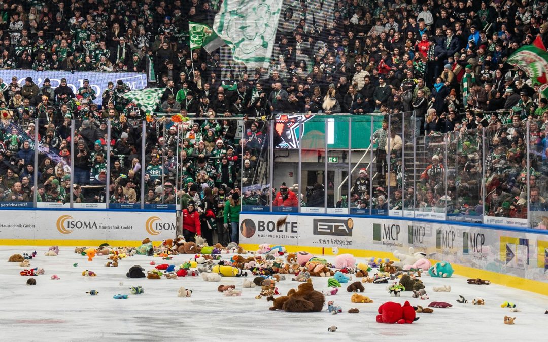 Starbulls Rosenheim: Teddy Baer Toss am 19. Dezember