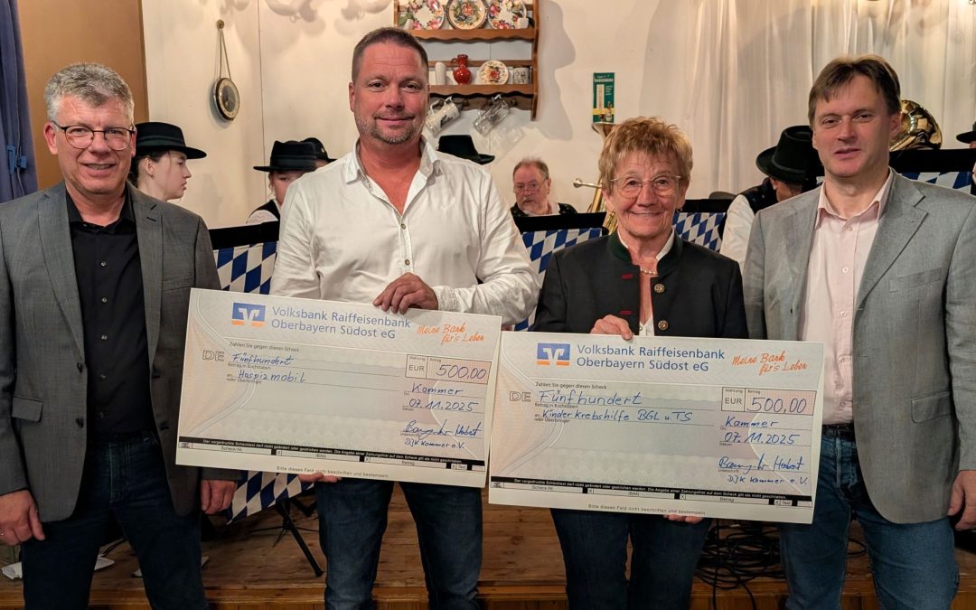 Spendenaktion der DJK Kammer übertrifft Erwartungen: 2.354 Euro für Hospizmobil und Kinderkrebshilfe