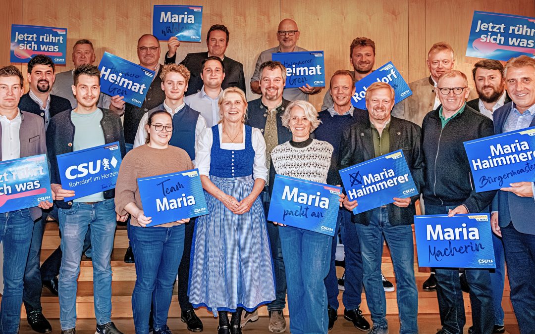 CSU Rohrdorf stellt Liste für die Kommunalwahl 2026 auf