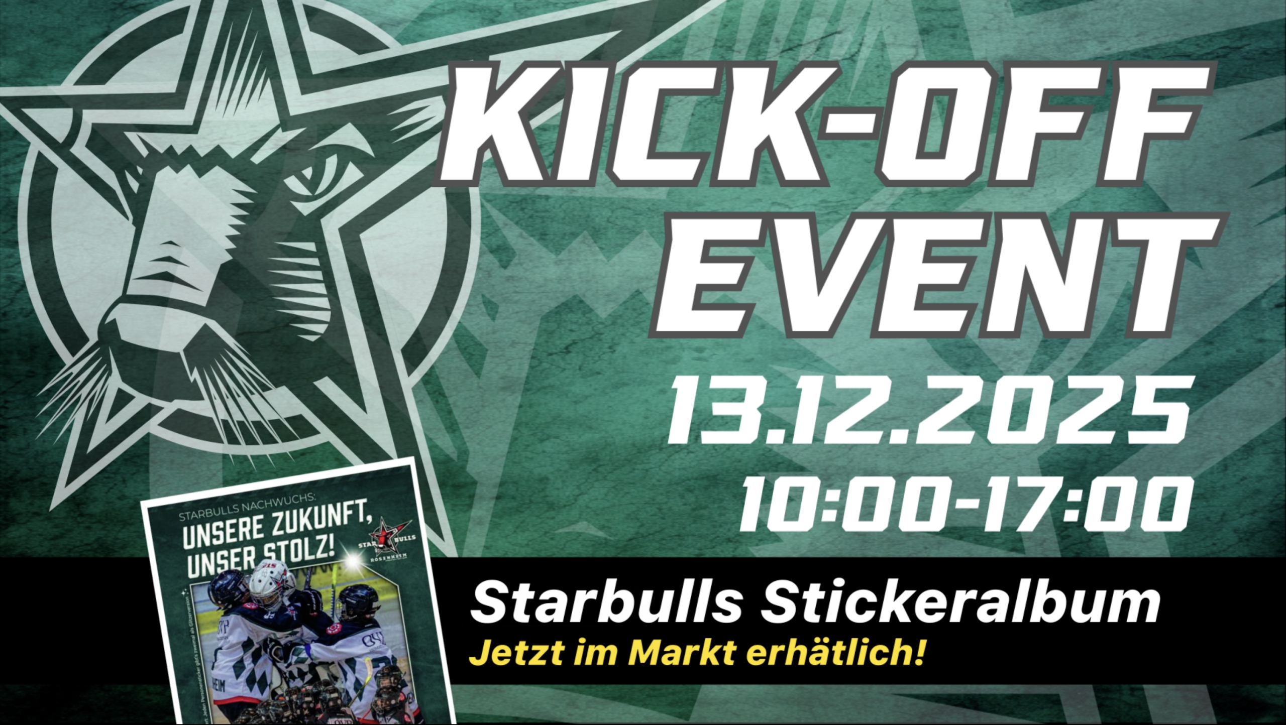 Kick-Off Event Kick-Off-Veranstaltung für die Vorstellung des neuen Stickeralbums der Starbulls Rosenheim. Foto: Starbulls Rosenheim