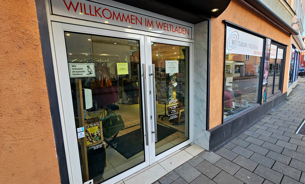 Rosenheimer Weltladen in Not – Erste Vorsitzende bittet um Hilfe
