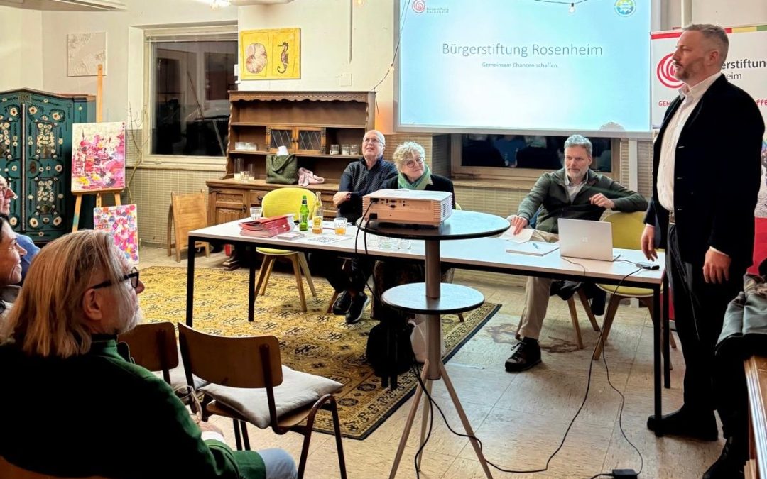 „Wir schaffen Raum für Begegnungen“: Bürgerstiftung Rosenheim zieht Bilanz