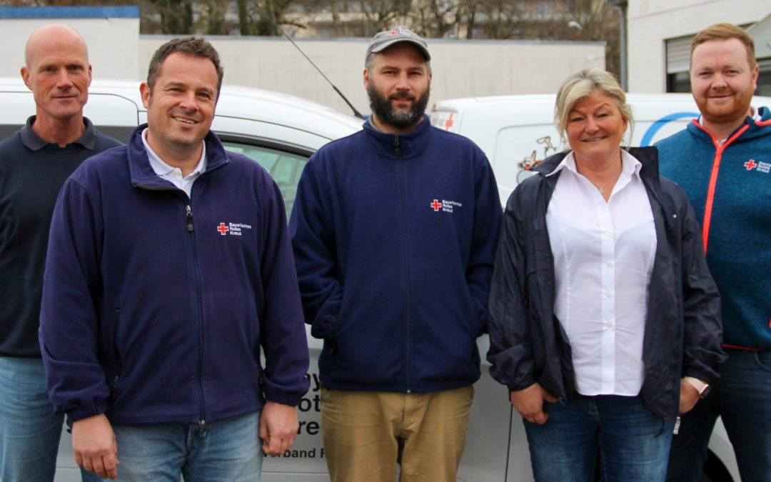 2000. Hausnotrufanschluss des BRK-Kreisverbands Rosenheim installiert