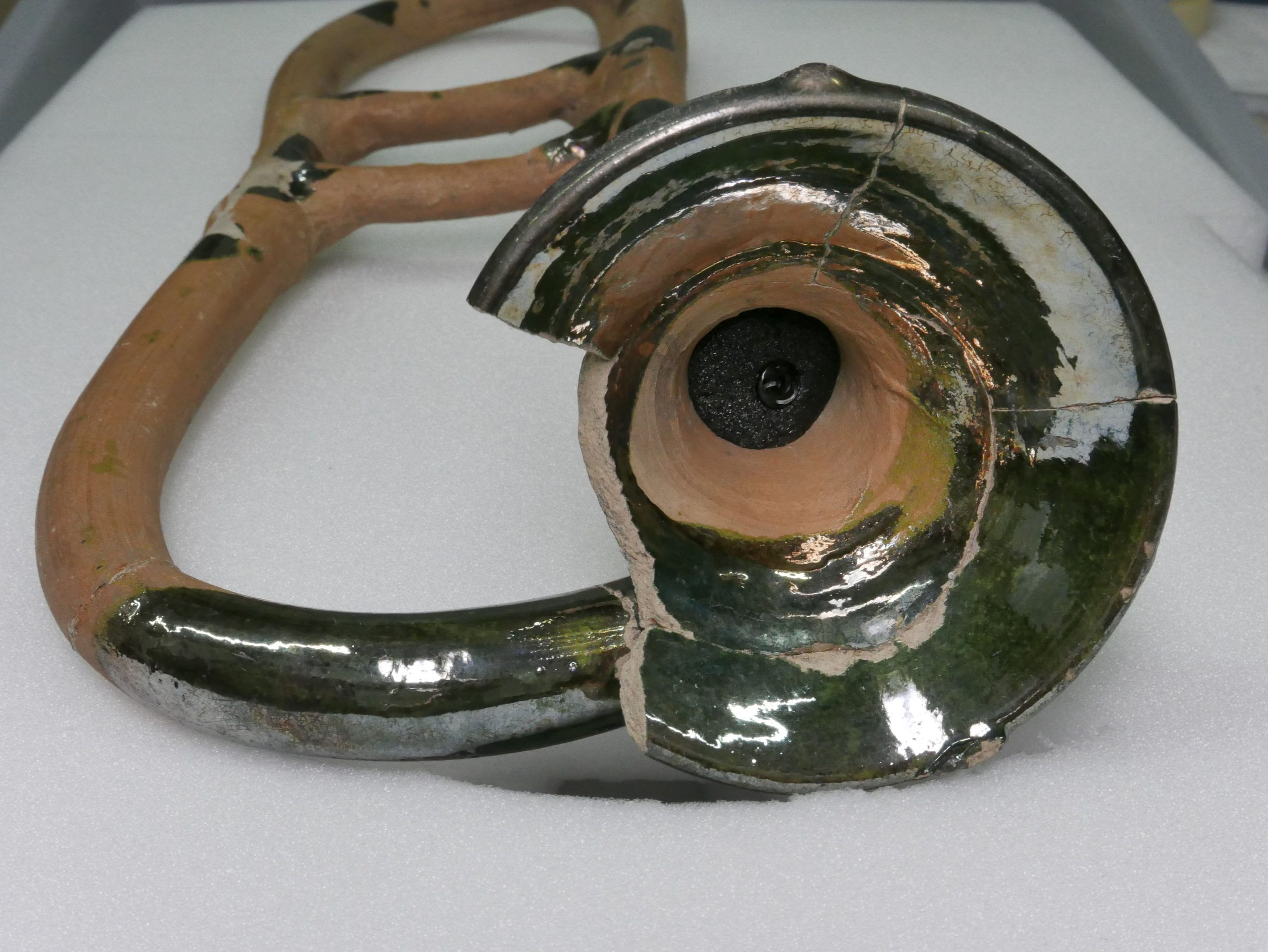 trompete_schallbecher Mit Gravur überzogener Schallbecher. Foto: Copyright Bayerisches Landesamt für Denkmalpflege