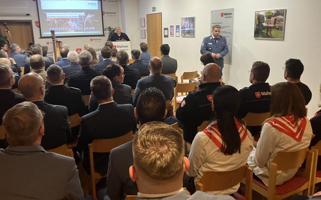 Bilanz und Ausblick beim Neujahrsempfang der Malteser Rosenheim-Miesbach