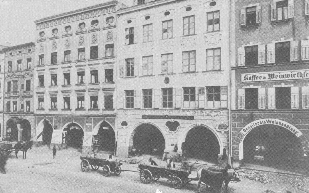 Max‑Josefs‑Platz, Rosenheim, ca. 1890