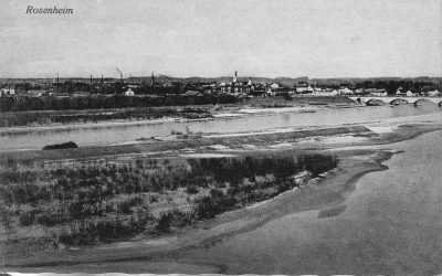 Inn, Rosenheim, um ca. 1920