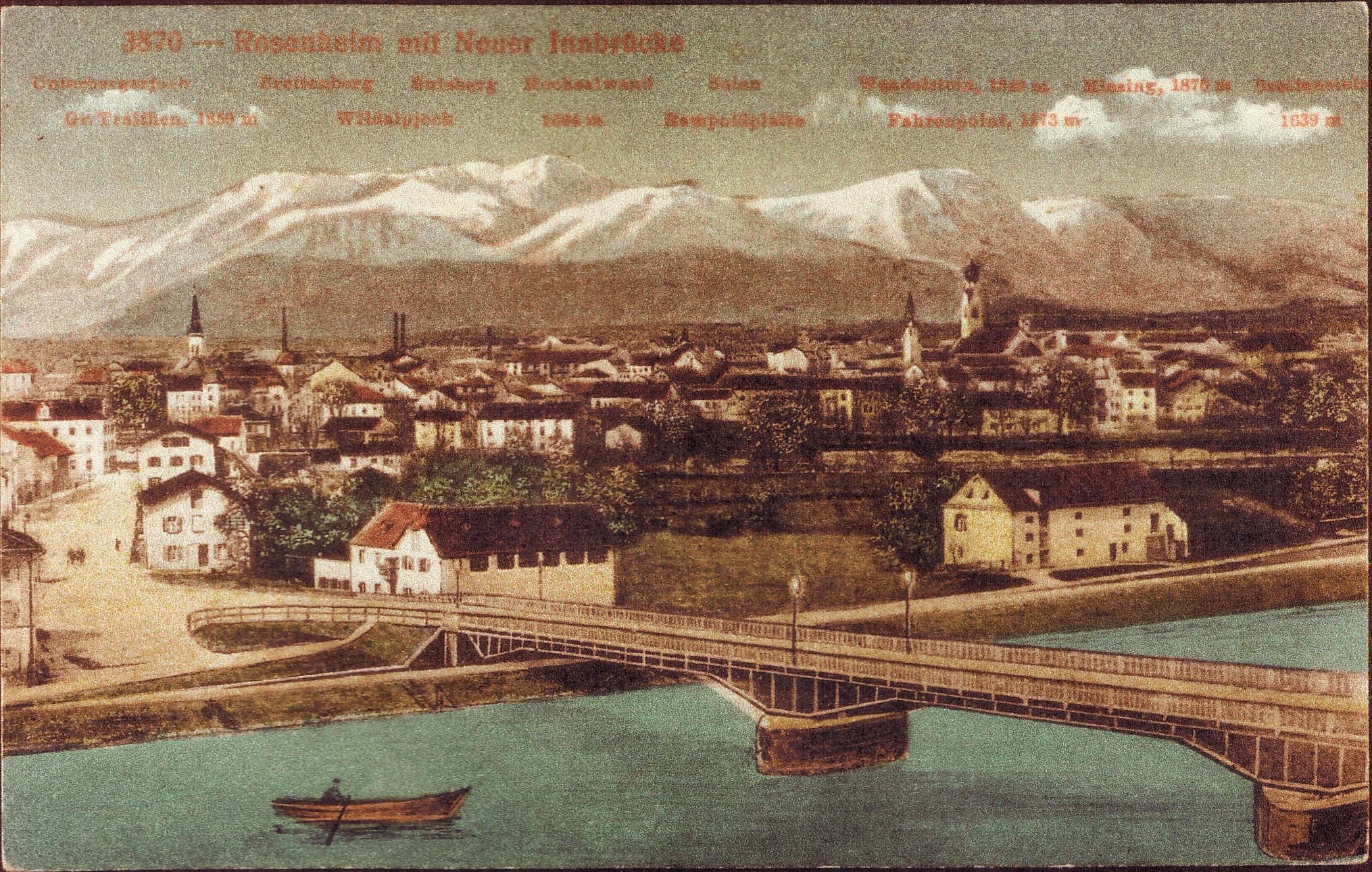 495079034_9741658015880423_8860506814570758829_n Zeichnung der Rosenheimer Innbrücke im Jahr 1911. Foto: Archiv Innpuls.me