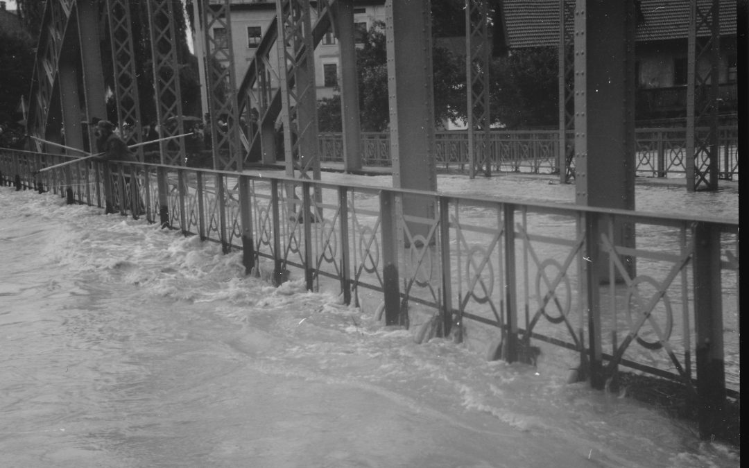 Hochwasser, Rosenheim, 1954