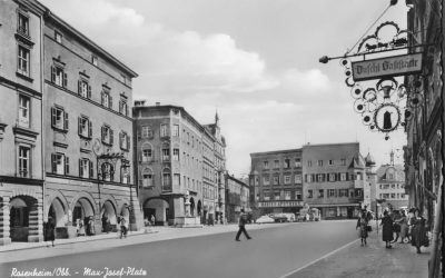Max-Josefs-Platz, Rosenheim, 1950er Jahre