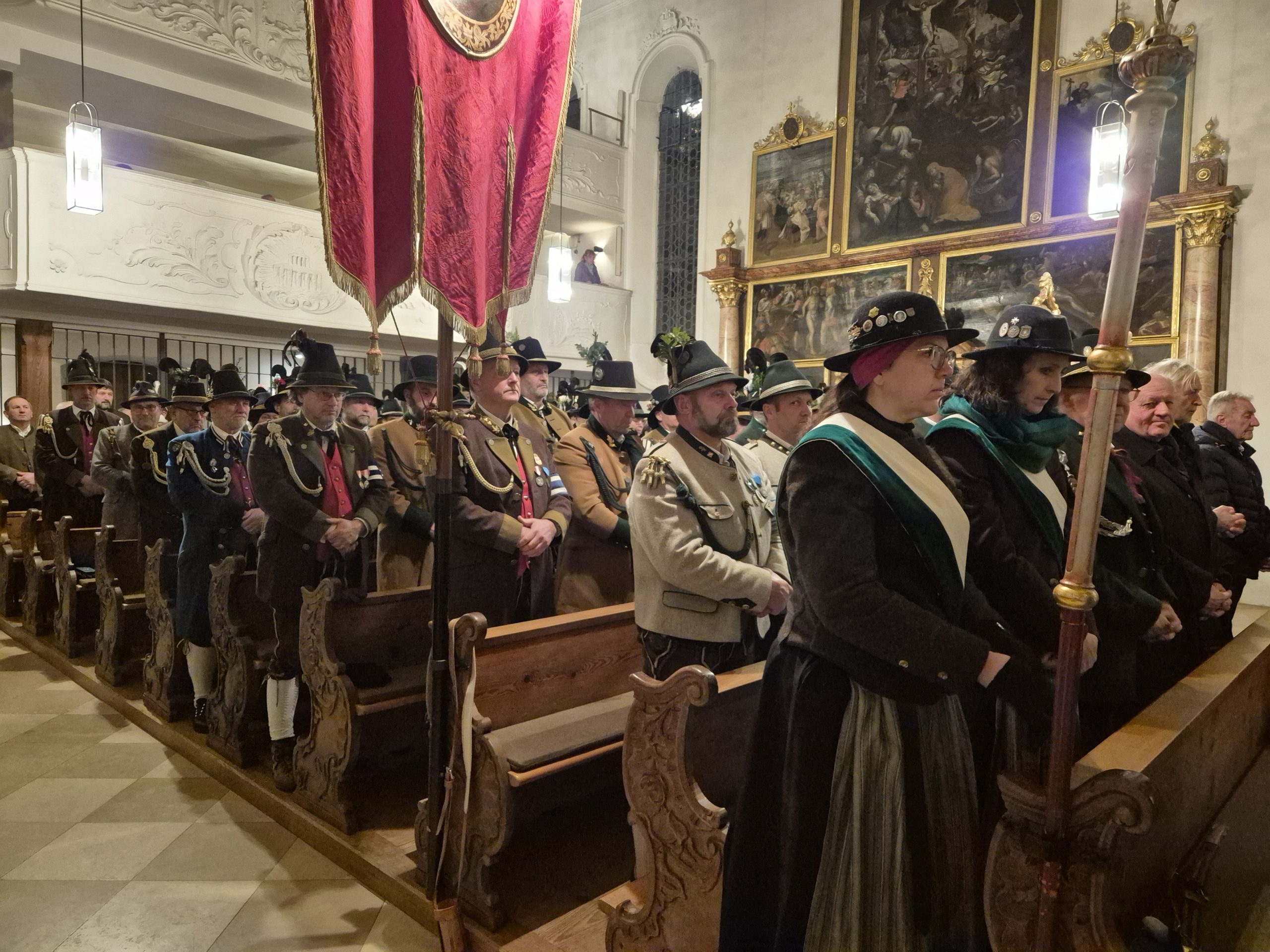 Bild B Sebastianiwallfahrt 2026. Fotos: Gebirgsschützenkompanie Rosenheim