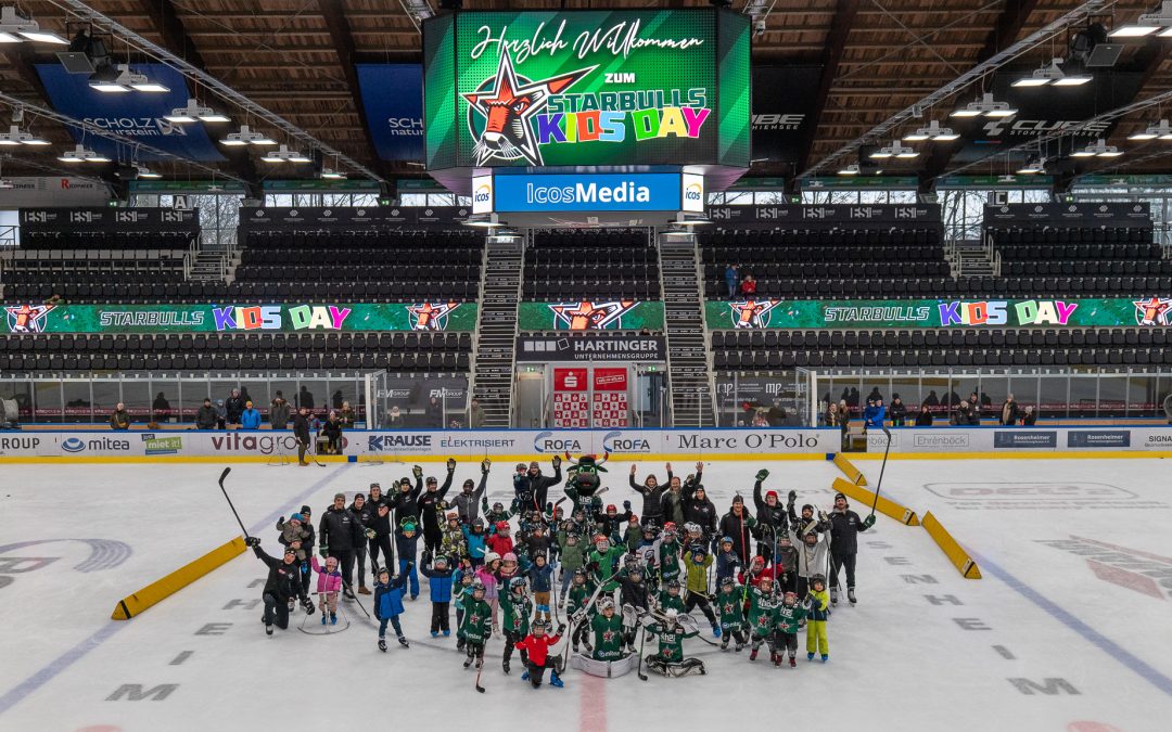 Starbulls Rosenheim laden Kinder zum zweiten Kidsday ins ROFA-Stadion ein
