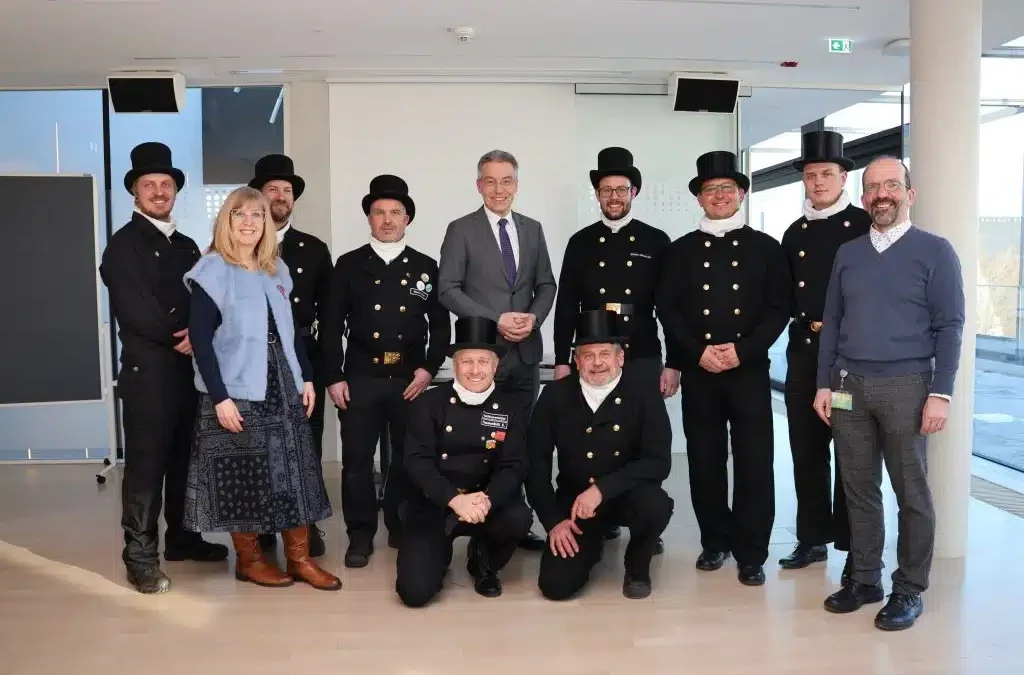 Traditioneller Neujahrsempfang der Kaminkehrer in Rosenheim