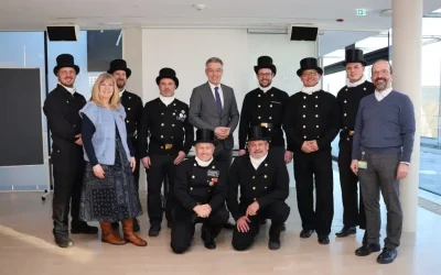 Traditioneller Neujahrsempfang der Kaminkehrer in Rosenheim