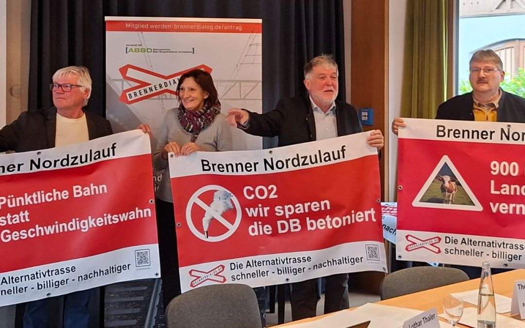 Brennerdialog startet Aktion „Flagge zeigen“ zur Alternativvariante des Brenner-Nordzulaufs