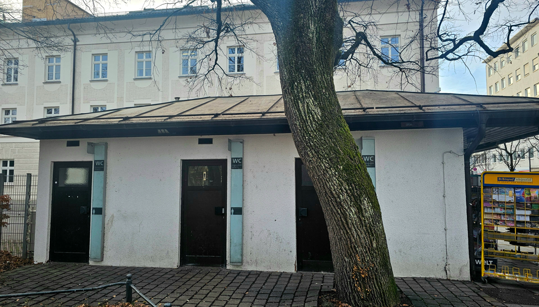 Toilette Salingarten Toilettenanlage am Rosenheimer Salingarten. Foto: Archiv Innpuls.me