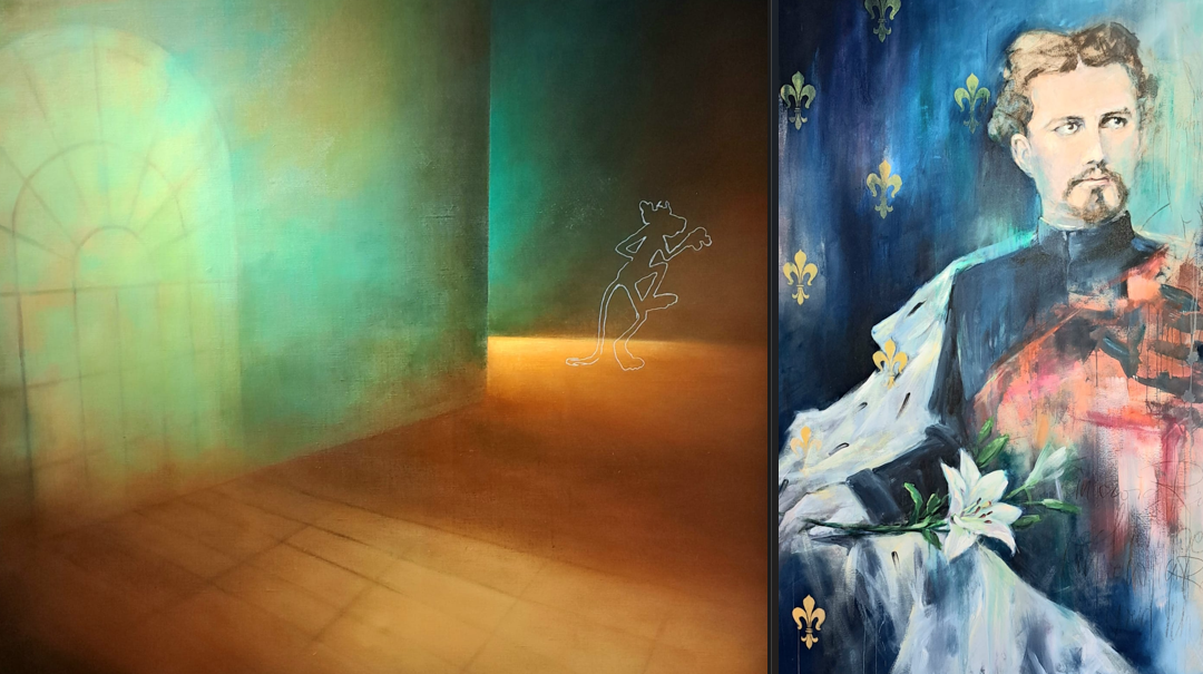 Gemeinsame Ausstellung von Xandi Fradl und Christine Haberlander in Neubeuern