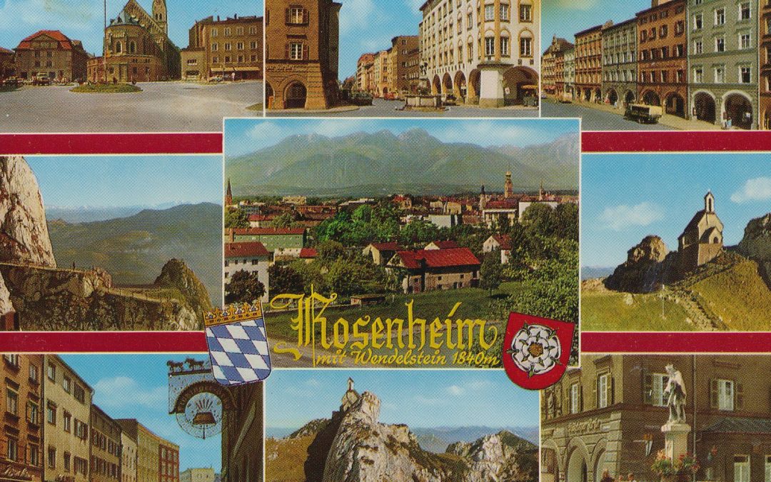 Rosenheim, Postkarte, 1971