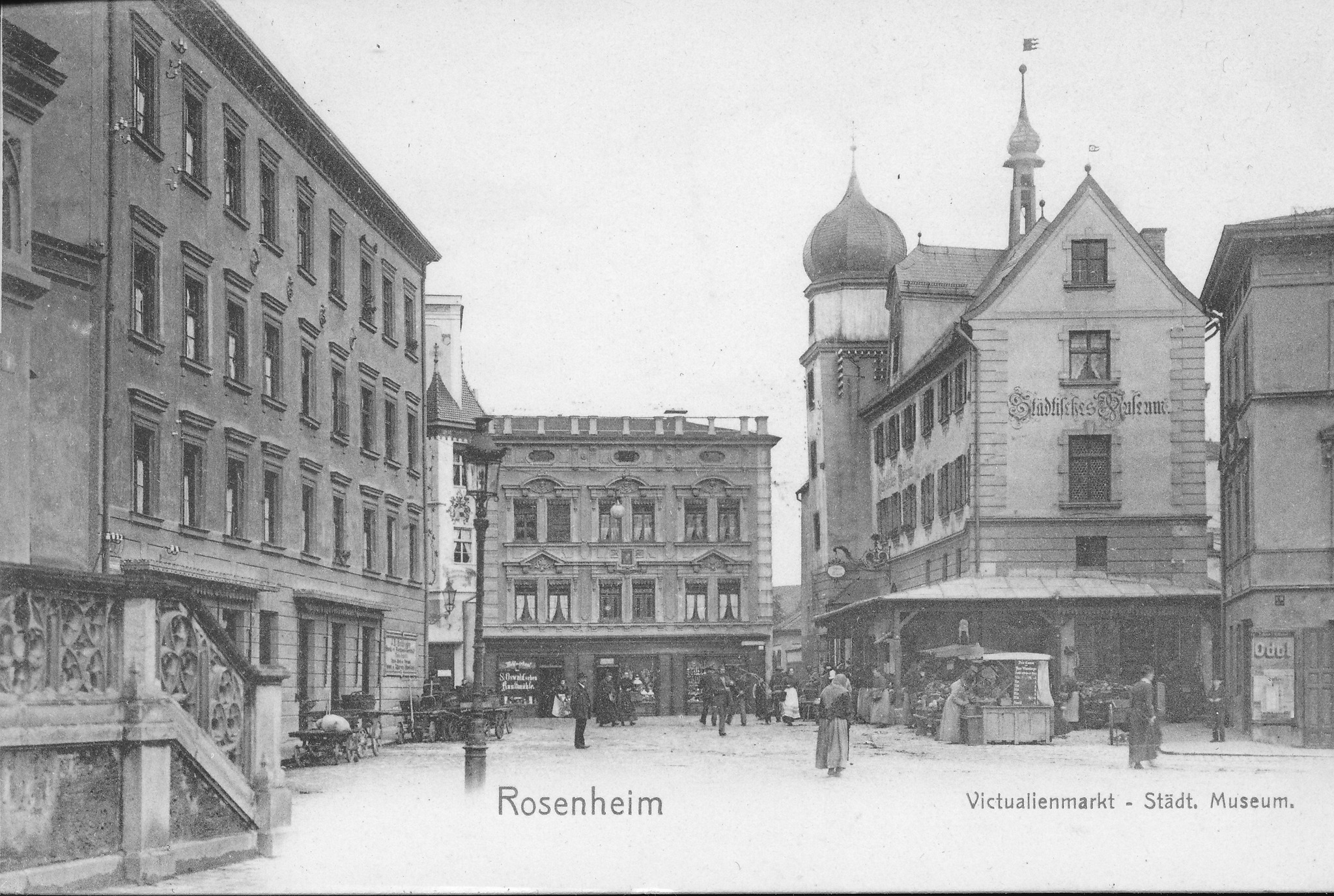 514716763_23981351154817871_3483569202765713527_n Ludwigsplatz in Rosenheim im 1905, Foto: Archiv Herbert Borrmann