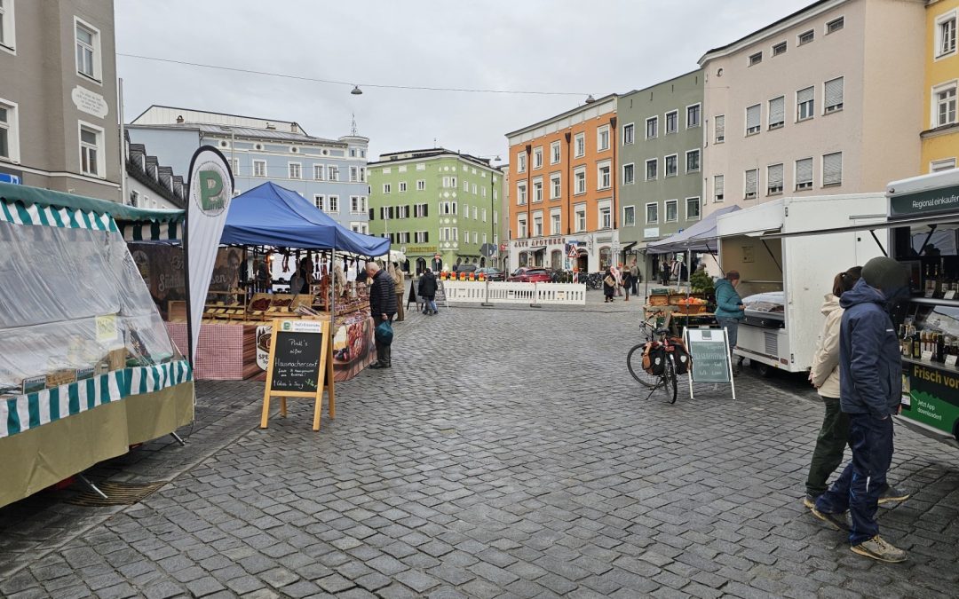 Rosenheim: Grüner Markt erwacht aus dem Winterschlaf – Straße samstags wieder gesperrt
