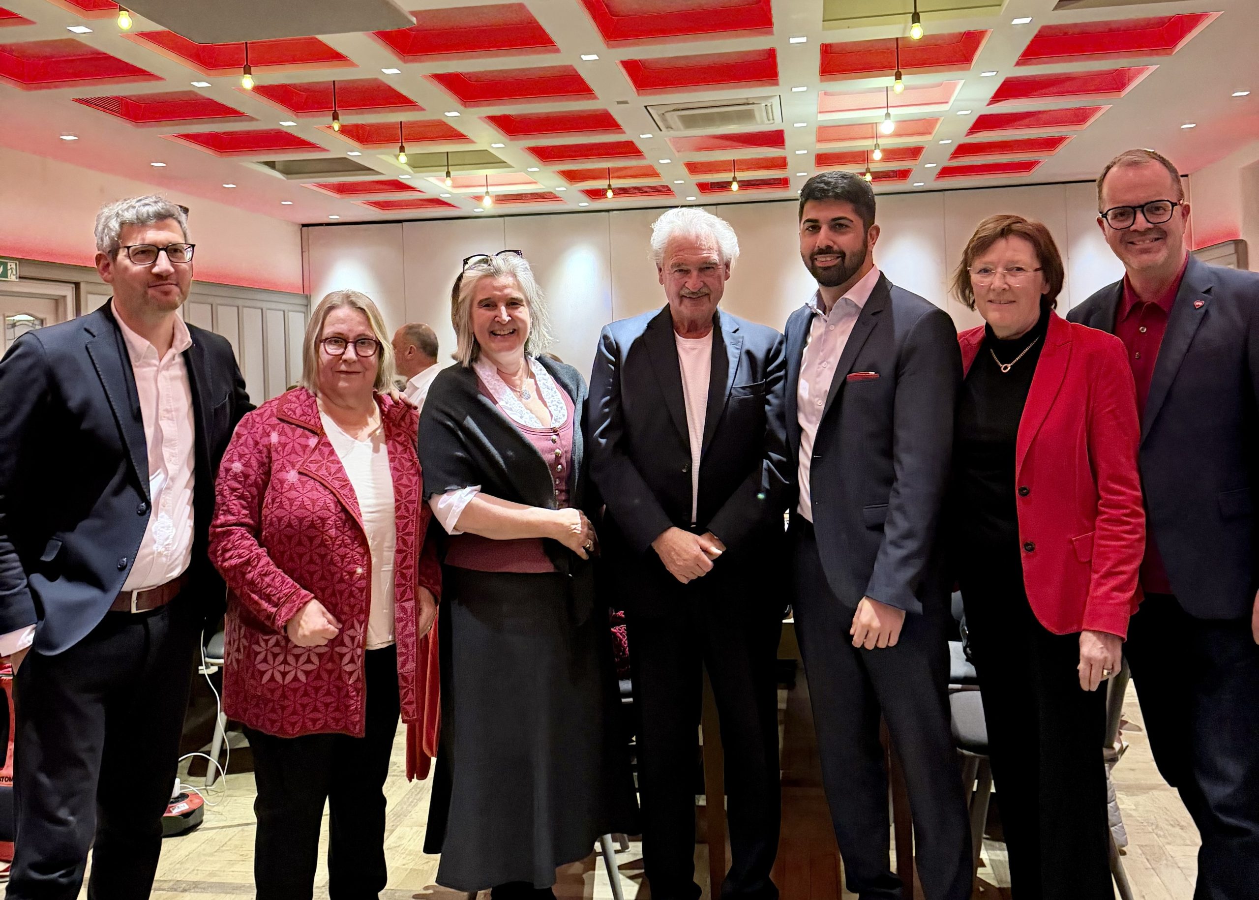 AM_SPD26 Beim politischen Aschermittwoch der SPD Rosenheim gab es einen Livestream, für alle, die nicht live dabei sein konnten. Foto: SPD Rosenheim