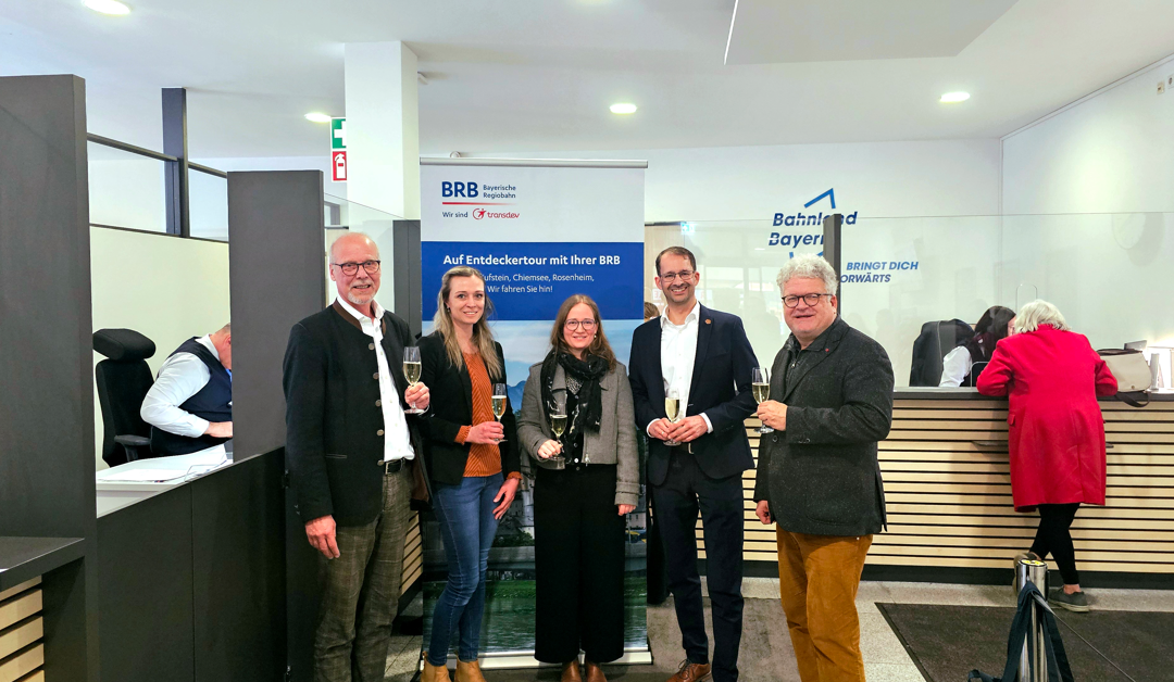 Neues Kundencenter der BRB am Rosenheimer Bahnhof offiziell eröffnet