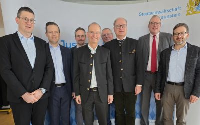 Hoher Besuch bei der Staatsanwaltschaft Traunstein