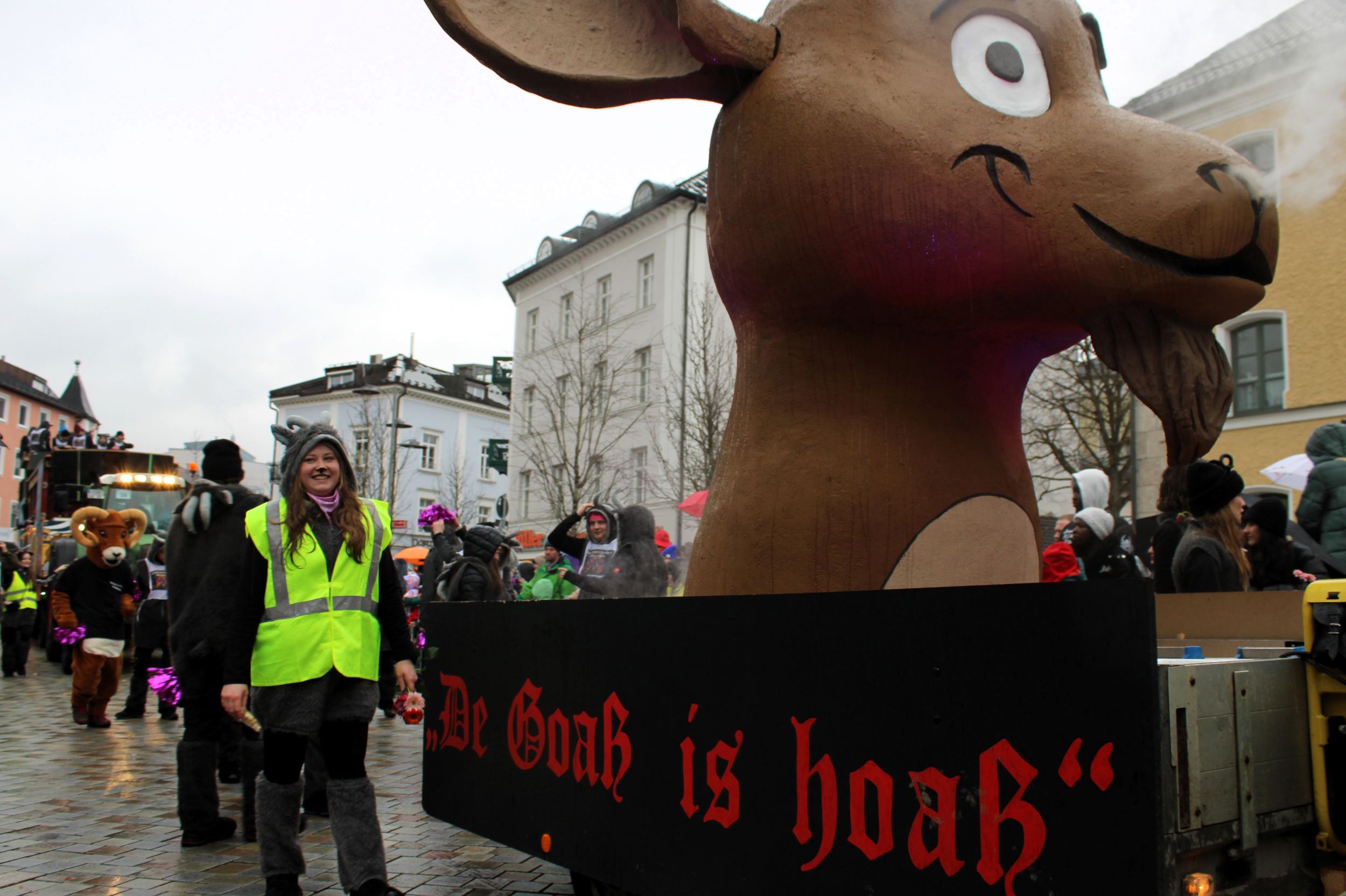 Liebevoll gestalltet der Wagen vom BV Hörpolding Liebevoll gestalltet der Wagen vom BV Hörpolding Copyright Hubert Hobmaier