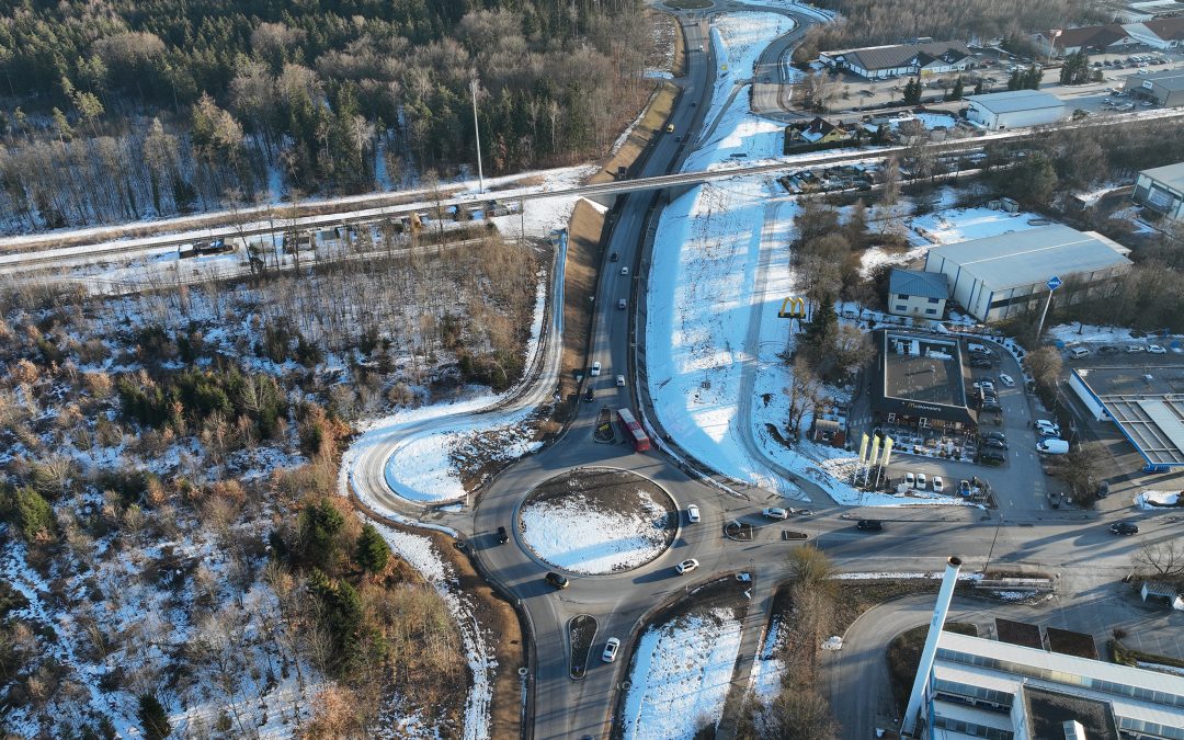 Letzte Arbeiten an der Pürtener Kreuzung starten