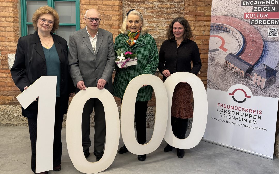 1.000 Mitglieder: Freundeskreis Lokschuppen Rosenheim feiert Meilenstein