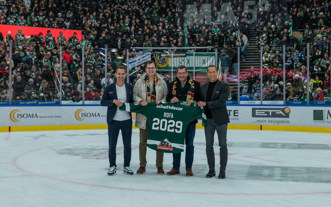 ROFA AG bleibt Hauptsponsor der Starbulls Rosenheim
