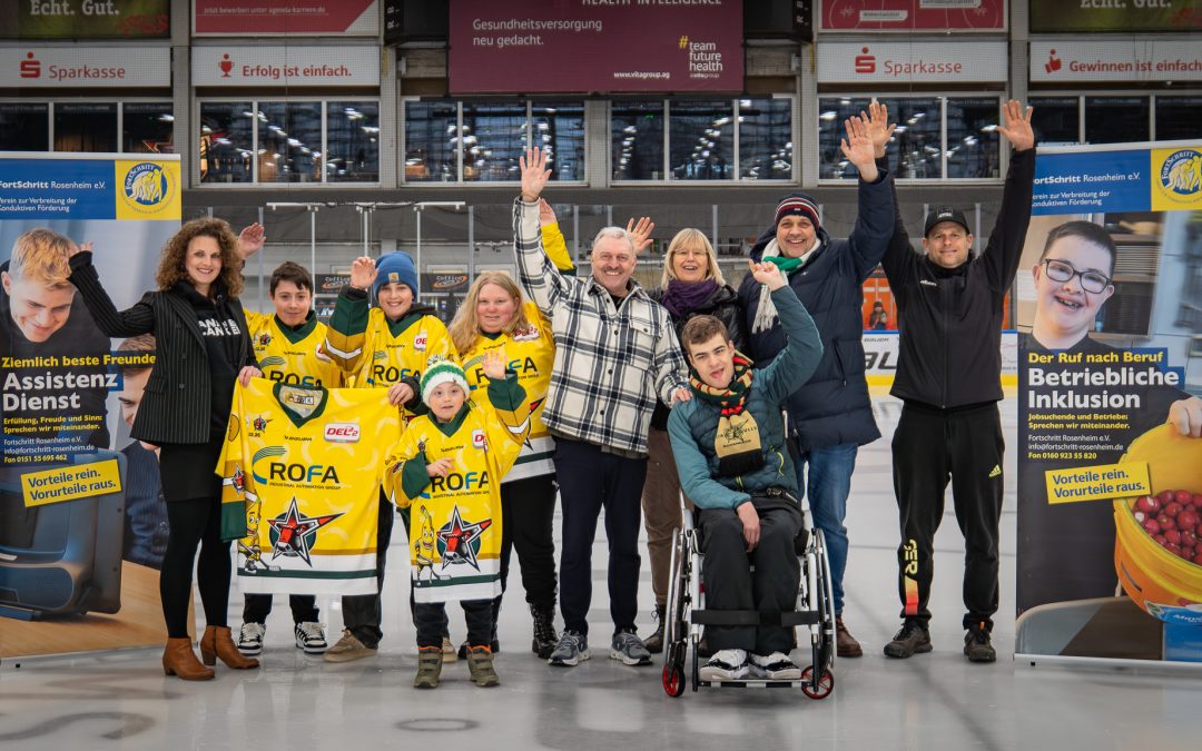 Charity-Spieltag im ROFA-Stadion: Starbulls Rosenheim unterstützen Kampf gegen Leukämie