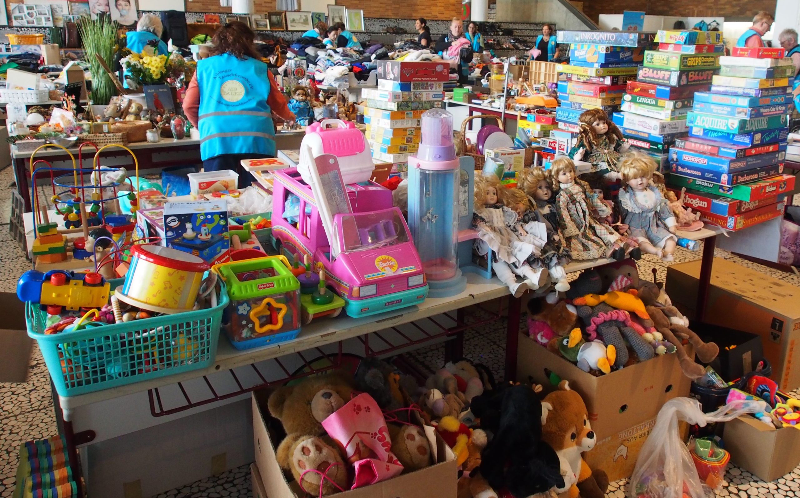 Tauschmarkt X Bei einem der vergangenem Tauschmärkte. Copyright Aiblinger Tauschfreunde e.V.