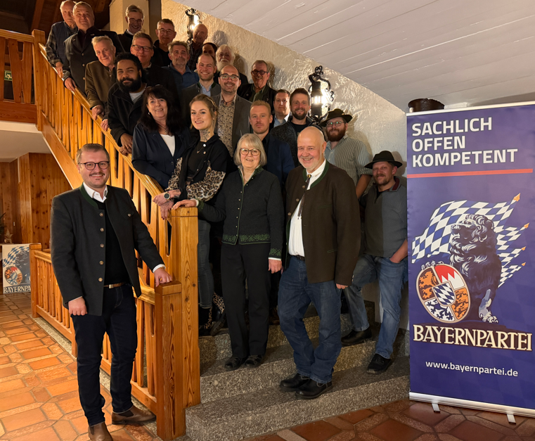 Bayernpartei Rosenheim präsentiert Kreistagsliste