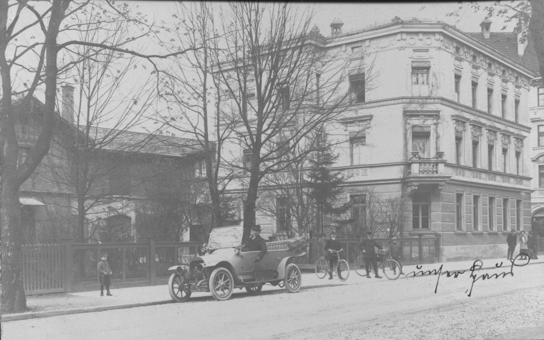 Rathausstraße, Rosenheim, ca. 1890