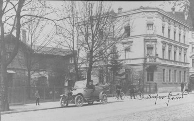 Rathausstraße, Rosenheim, ca. 1890