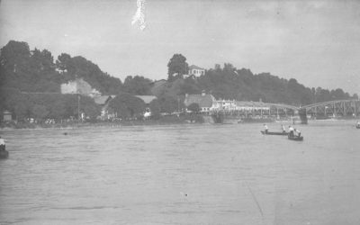 Innbrücke, Rosenheim, ca. 1900