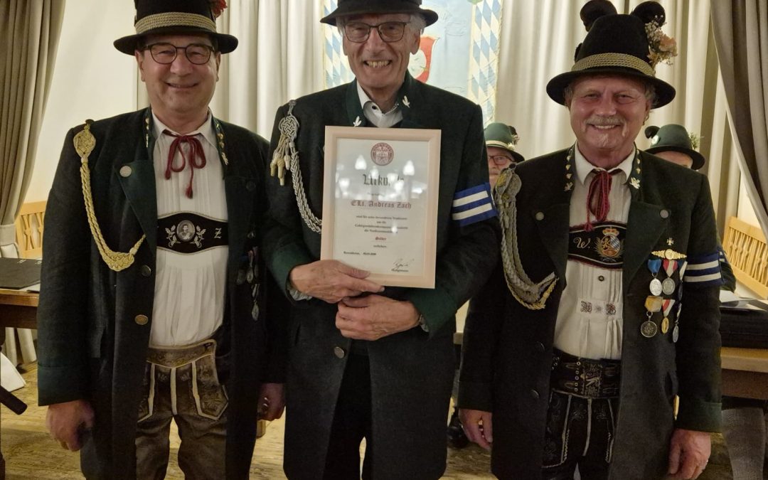 Gebirgsschützen Rosenheim blicken auf Vereinsjahr zurück