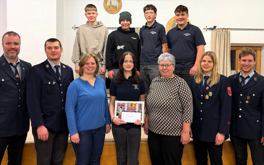 300 Euro Spende für die Jugendfeuerwehr – Feuerwehrnachwuchs freut sich über Unterstützung