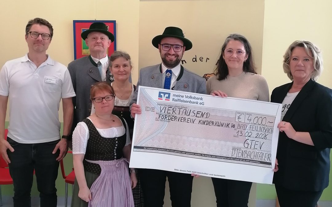 Großes Herz für kleine Patienten: 4.000 Euro Spende für Kinderklinik Rosenheim