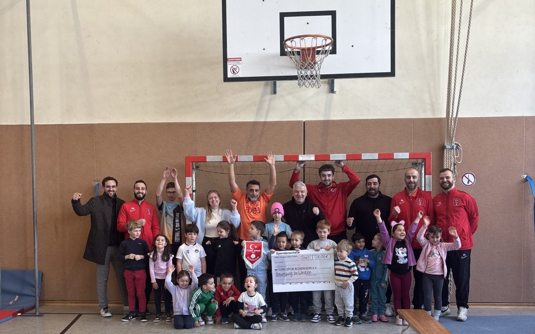 3.500 Euro für Bewegungsprojekt in Rosenheim gesammelt