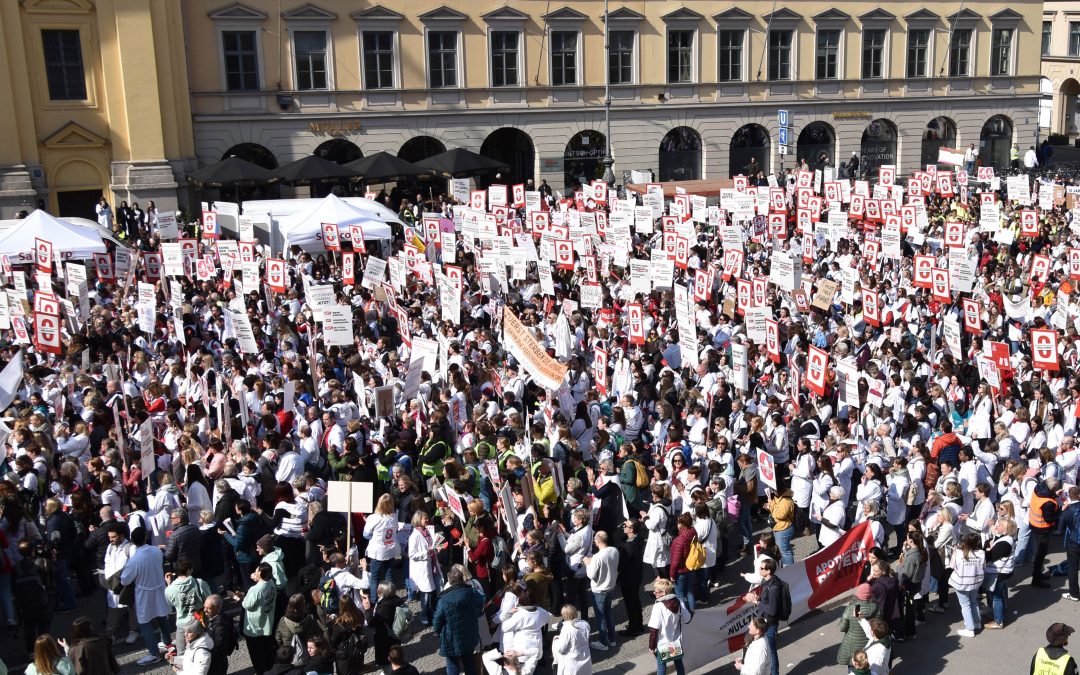 Protesttag in München: Apotheken fordern schnelle Honoraranpassung