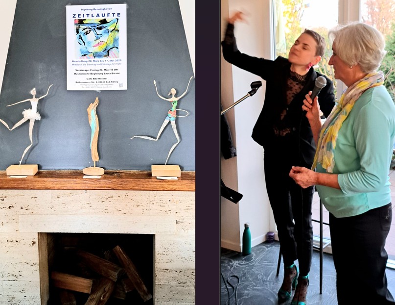 Kunstausstellung in Bad Aibling mit Werken von Ingeborg Benninghoven. Fotos: Hendrik Heuser