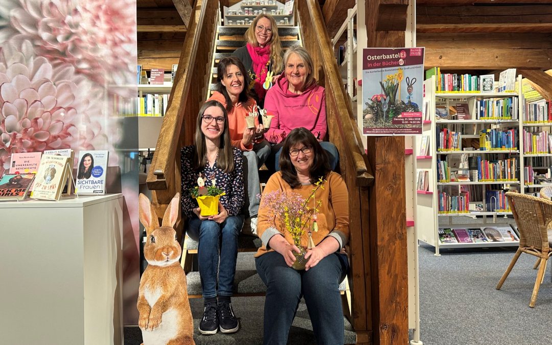 „OsterbastelEi“ in Prien am Chiemsee begeistert 180 Besucher in der Bücherei