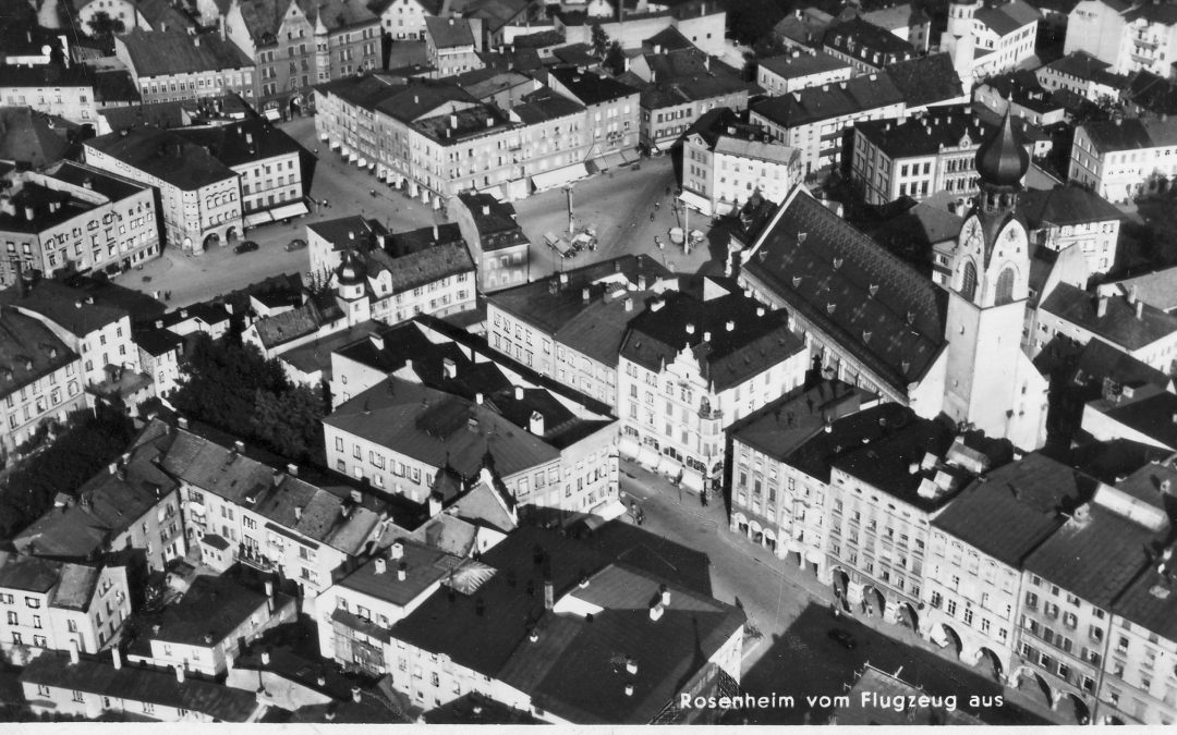 Rosenheim, Luftaufnahme, 1941