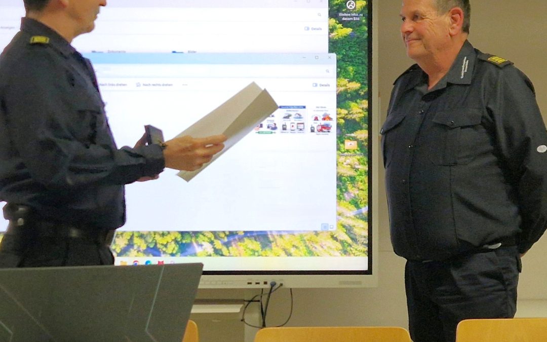 Feuerwehr-Ehrenkreuz in Gold für Maximilian Goldbrunner