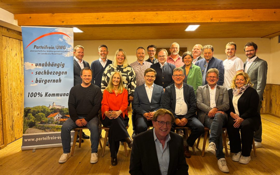 Parteifreie/ÜWG ziehen Bilanz nach Kommunalwahlen und wählen neue Vorstandschaft