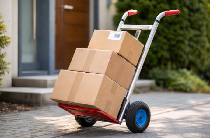 In Rosenheim: Sackkarre von Paketbote gestohlen