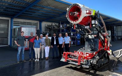Rosenheimer Feuerwehr erhält modernen Löschroboter für gefährliche Einsätze