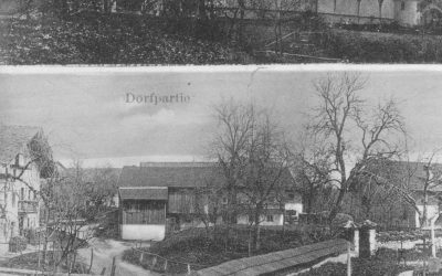 Dorfansicht, Happing, Rosenheim, 1918